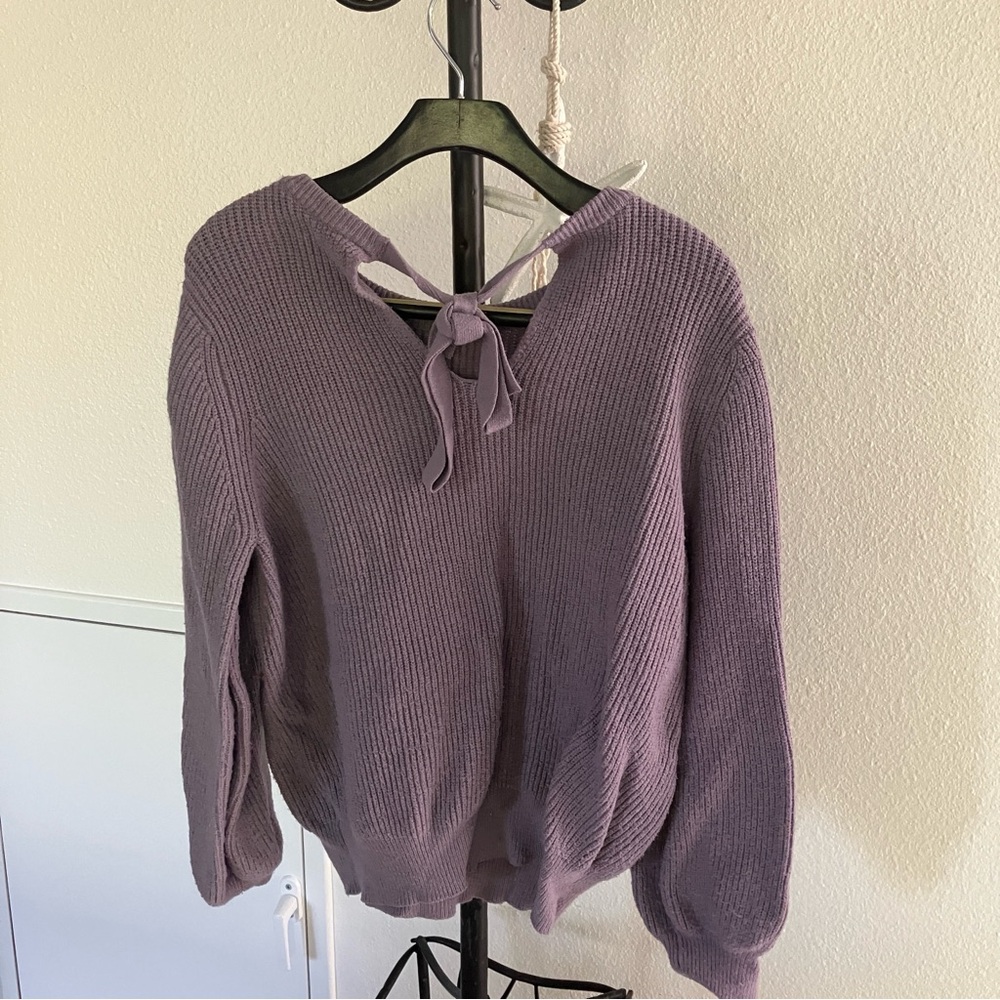 SO Lavender Knit Sweater